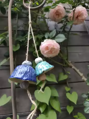dzwonki ceramiczne 2 szt