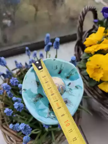 kwiaty ceramiczne na kijku