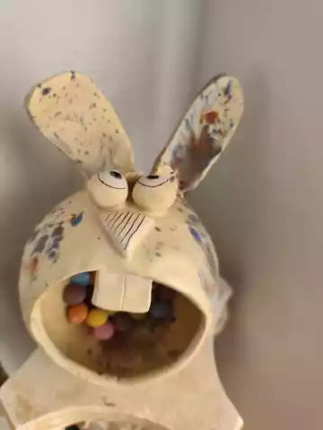 królik miseczka ceramiczna