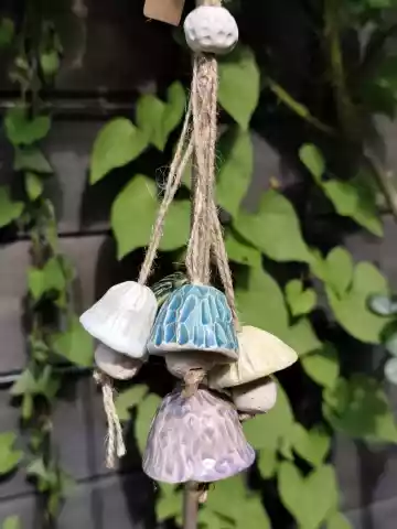 dzwonki ceramiczne małe 5 szt