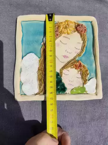 anioł ceramiczny