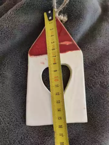 domek ceramiczny zawieszka