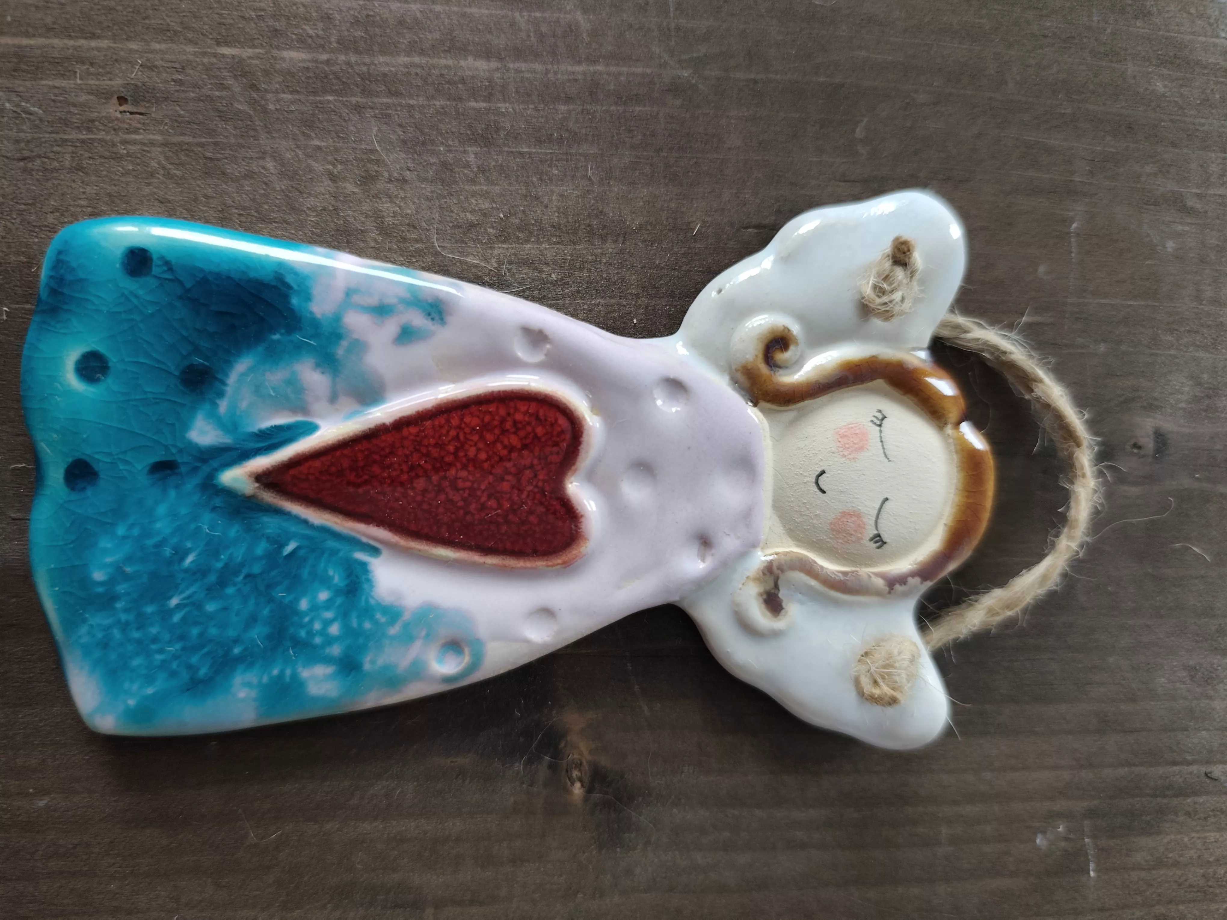 aniołek ceramiczny