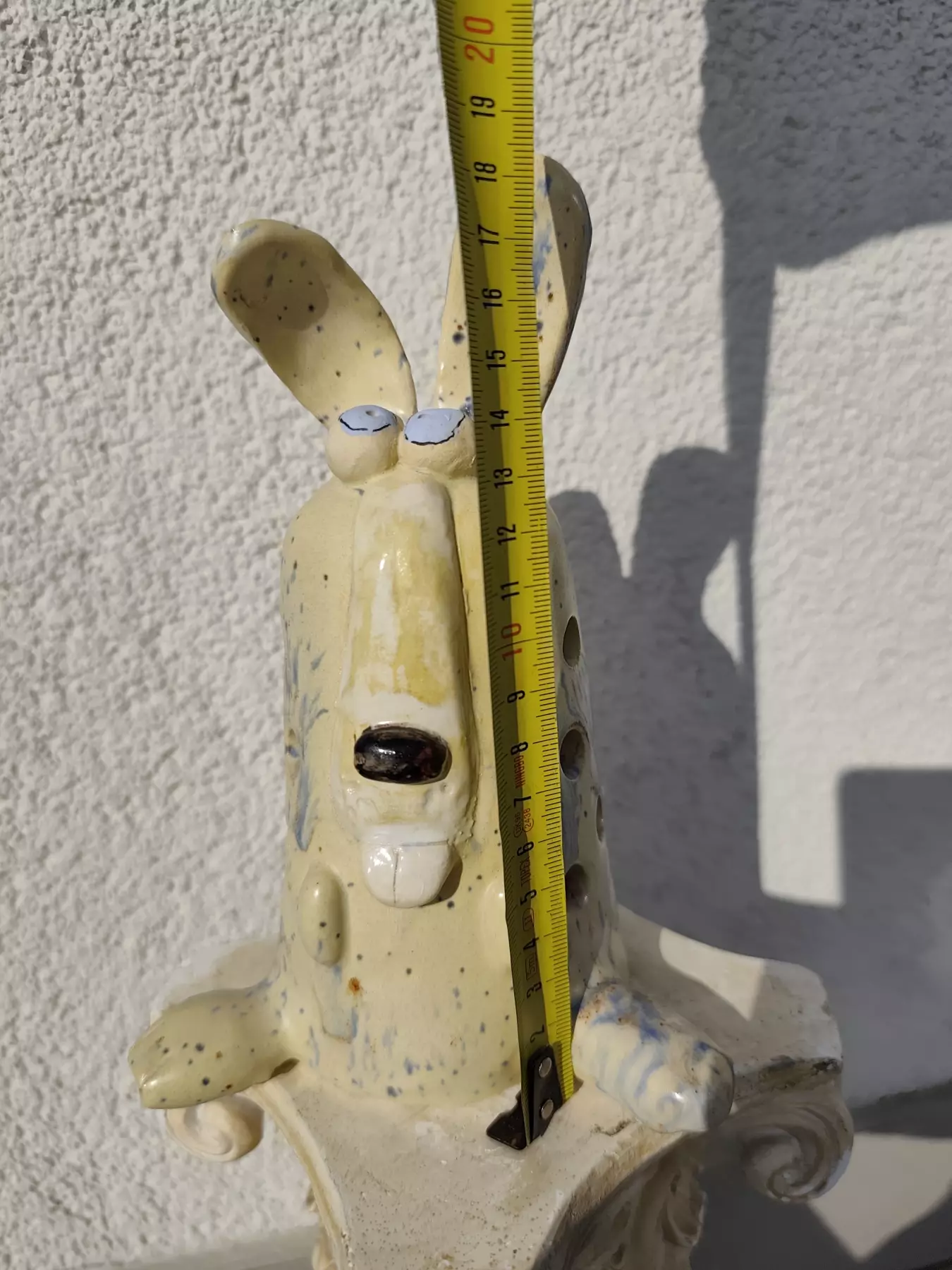 królik ceramiczny lampion