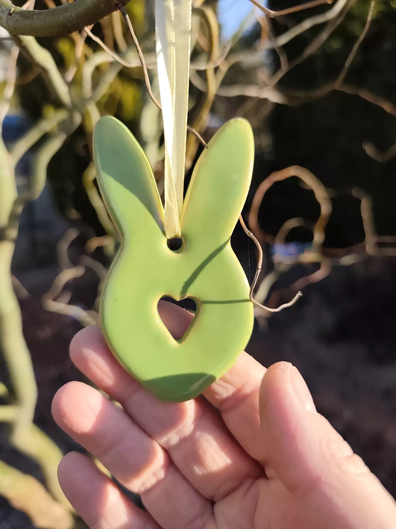 królik ceramiczny zawieszka